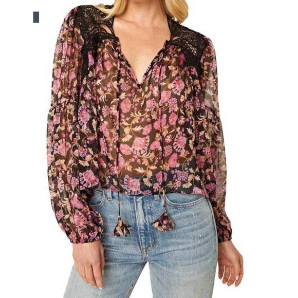 MISA LOS ANGELES Ladies Rosie‎ Top Rosetta Fleur, Size Extra Small - Picture 1 of 11